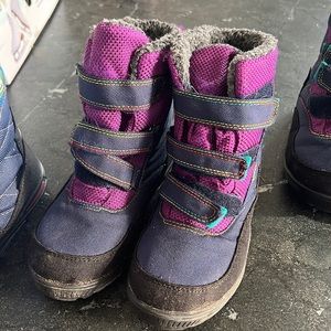 Kamik purple snow sneaker boots